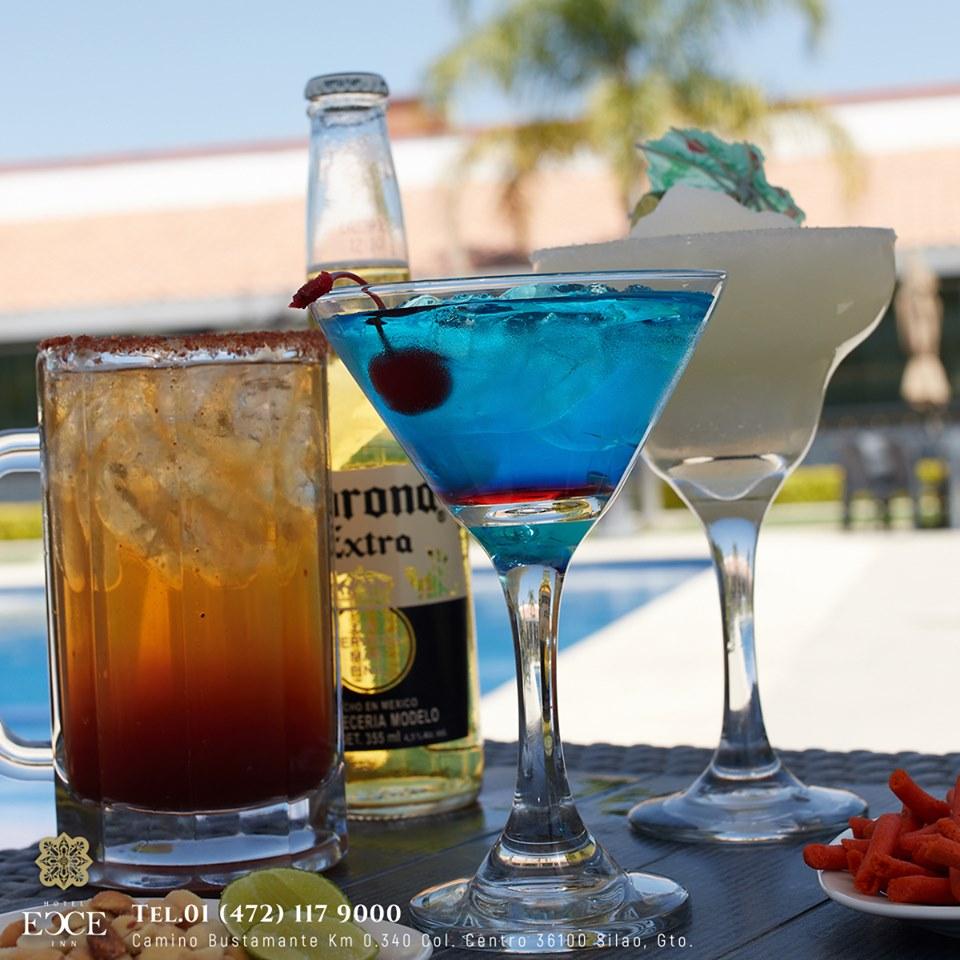 Hotel Ecce Inn & Spa Silao Exterior photo Cocktails